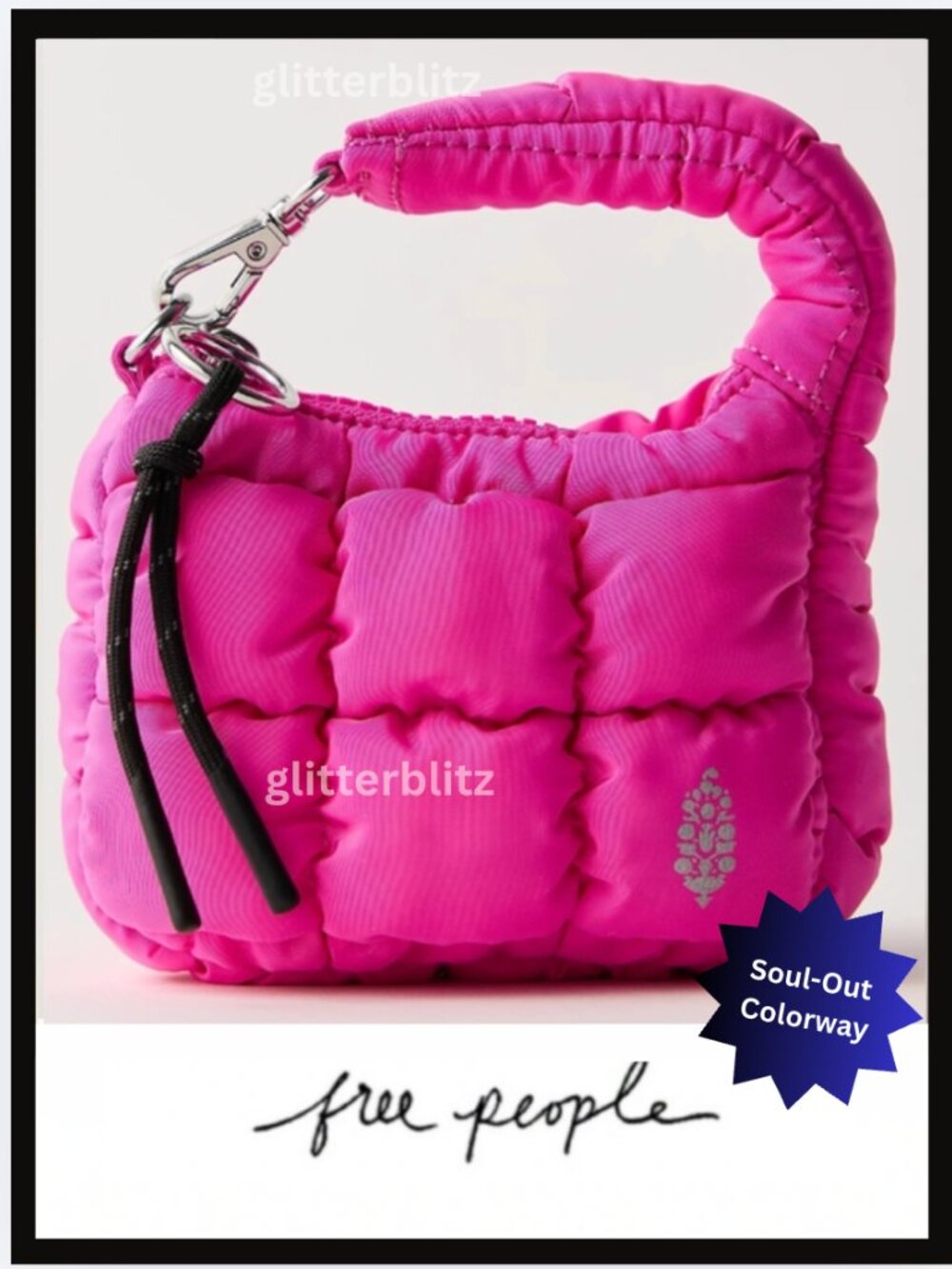 Free People Quilted Micro Pouch  -  Last One in Stock